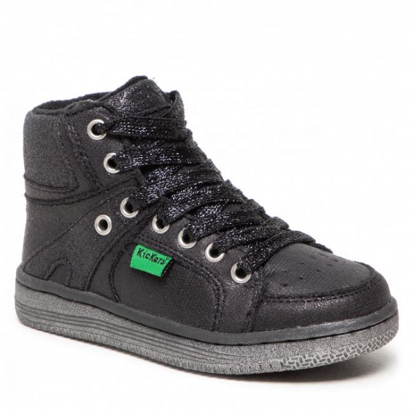 Polacchi Kickers - Lowell 739352-30 M Brillant Black 81 Polacchi Kickers - Lowell 739352-30 M Brillant Black 81
