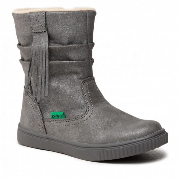 Stivali Kickers - Rumby 830171-30 Brilliant Grey 121 Stivali Kickers - Rumby 830171-30 Brilliant Grey 121