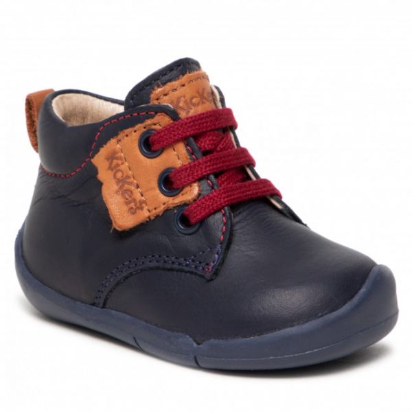 Polacchi KICKERS - Wazzap 8584000-10 Navy/Camel 101 Polacchi KICKERS - Wazzap 8584000-10 Navy/Camel 101