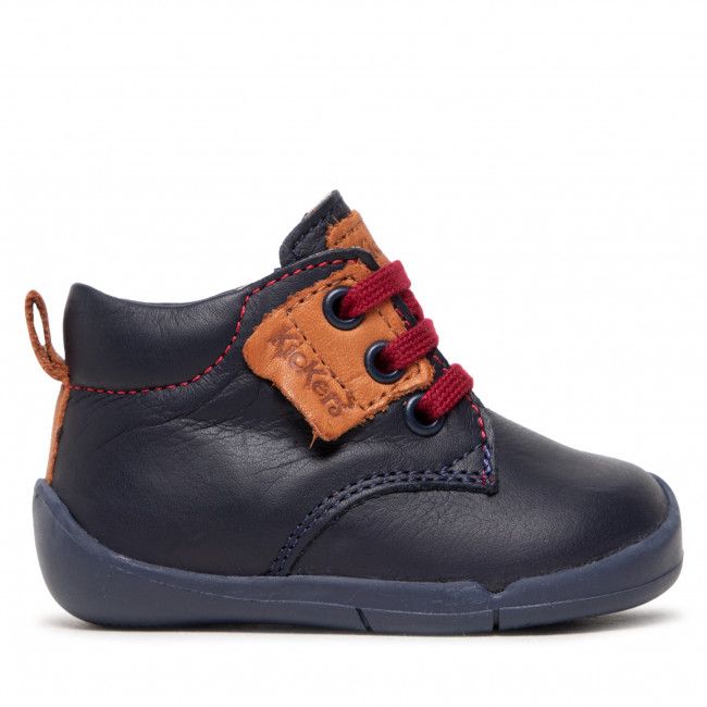 Polacchi KICKERS - Wazzap 8584000-10 Navy/Camel 101