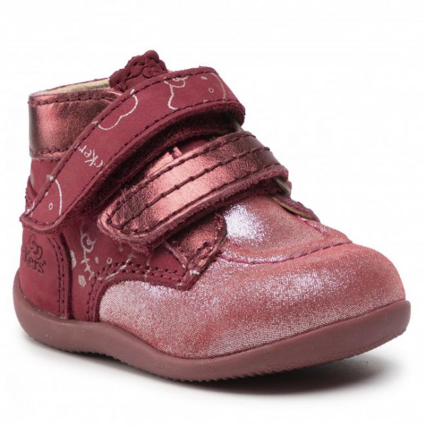 Polacchi Kickers - Bonkro-2 860099-10 M Silver Burgundy Polacchi Kickers - Bonkro-2 860099-10 M Silver Burgundy