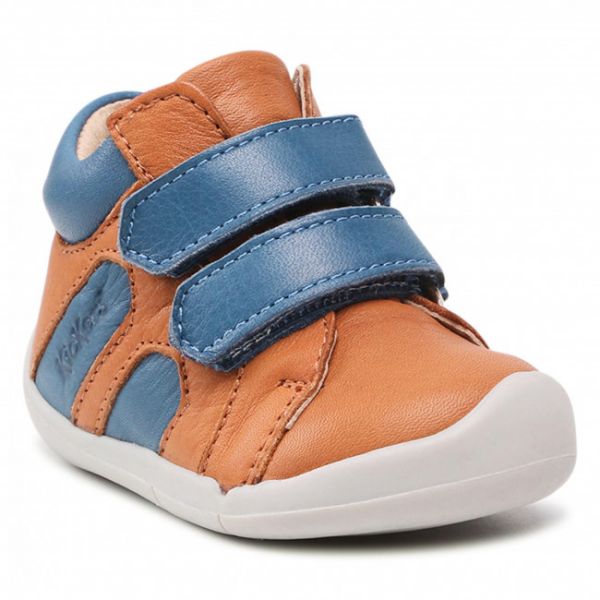 Polacchi Kickers - Wambak 878471-10 116 Camel Bleu Polacchi Kickers - Wambak 878471-10 116 Camel Bleu