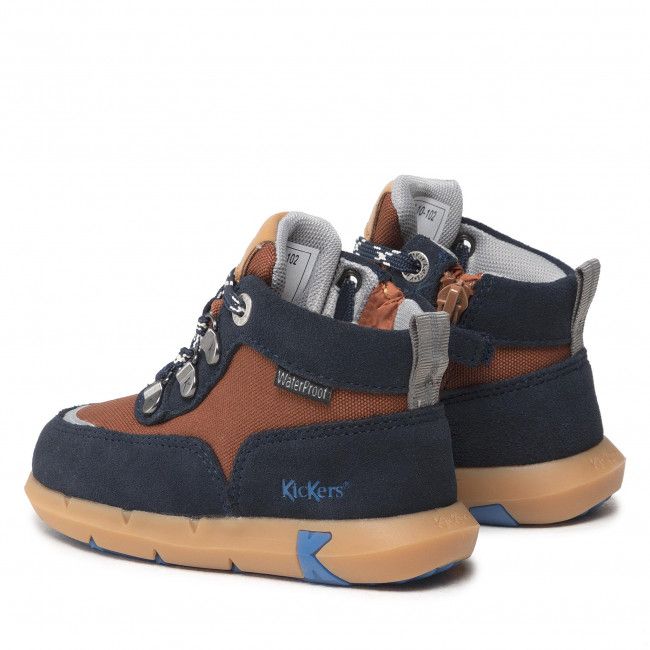 Polacchi KICKERS - Juniby 878790-10 M Navy/Brown 102