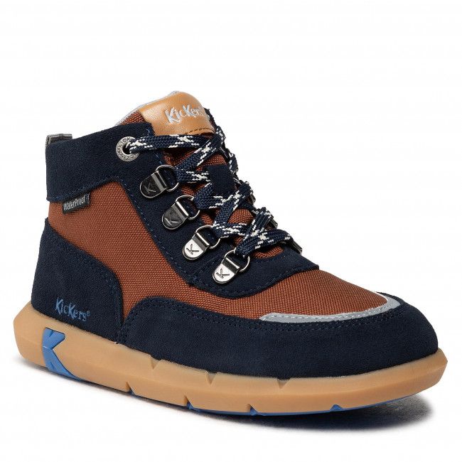 Polacchi Kickers - Juniby 878790-10 S Navy/Brown 102