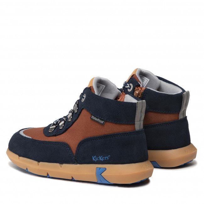 Polacchi Kickers - Juniby 878790-10 S Navy/Brown 102