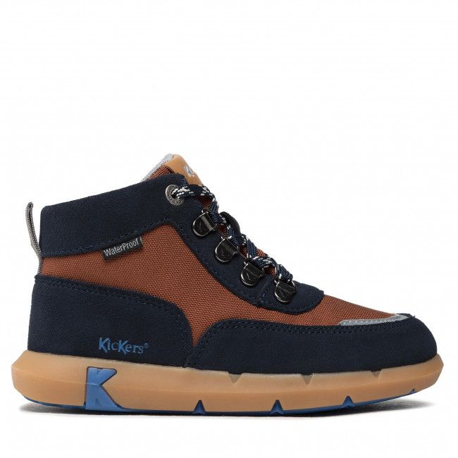 Polacchi Kickers - Juniby 878790-10 S Navy/Brown 102