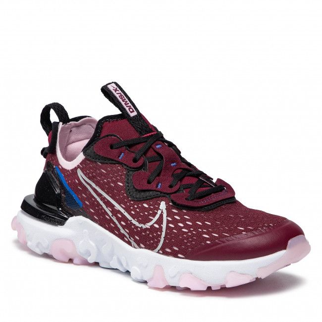 Scarpe Nike - React Vision (Gs) CD6888 600 Dark Beetroot/Metallic Silver