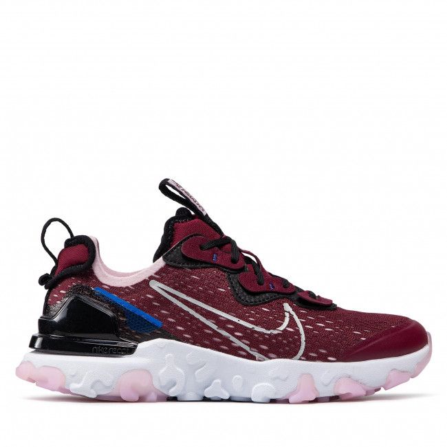 Scarpe Nike - React Vision (Gs) CD6888 600 Dark Beetroot/Metallic Silver