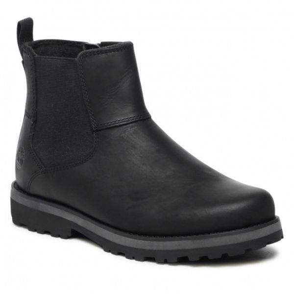 Polacchi Timberland - Courma Kid Chelsea TB0A28QA001 Black Full Grain Polacchi Timberland - Courma Kid Chelsea TB0A28QA001 Black Full Grain