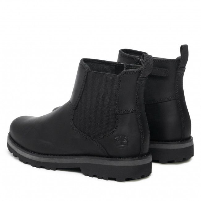 Polacchi Timberland - Courma Kid Chelsea TB0A28QA001 Black Full Grain