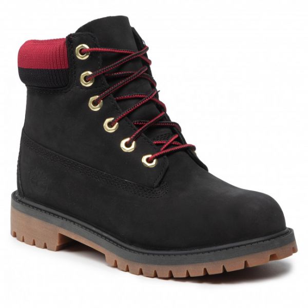 Scarponcini Timberland - Premium TB0A2FNV0011 Black Nubuck W Red