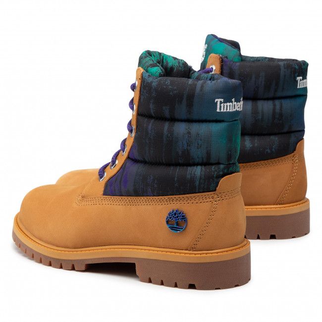 Scarponcini Timberland - 6 In Quilt Boot 0A2FQP2311 Wheat Nubuck W Print