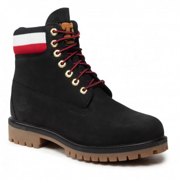 Scarponcini Timberland - Heritage TB0A2GZ90011 Black Nubuck W Red Scarponcini Timberland - Heritage TB0A2GZ90011 Black Nubuck W Red