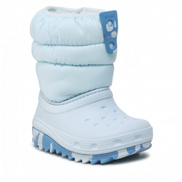 Stivali da neve Crocs - Classic Neo Puff Boot K 207275 Mineral Blue Stivali da neve Crocs - Classic Neo Puff Boot K 207275 Mineral Blue