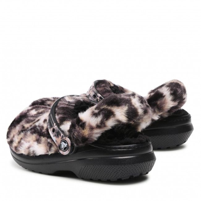 Ciabatte CROCS - Classic Fur Sure Clog 207303 Black/Multi