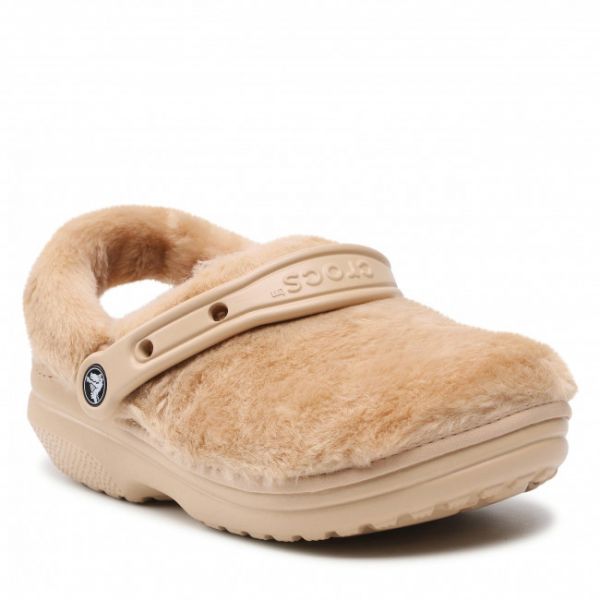 Ciabatte CROCS - Classic Fur Sure 207303 Chai