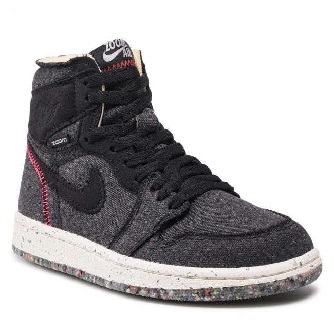 Scarpe Nike - Air Jordan 1 High Zoom CW2414 001 Black/Flash Crimson/Wolf Grey