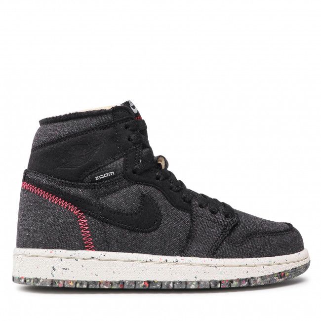 Scarpe Nike - Air Jordan 1 High Zoom CW2414 001 Black/Flash Crimson/Wolf Grey