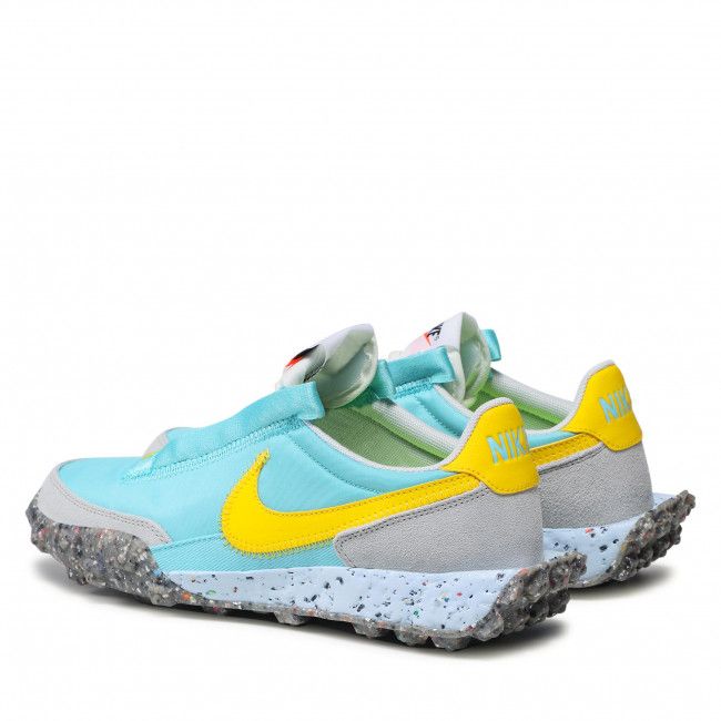 Scarpe Nike - Waffle Racer Crater CT1983 400 Bleached Aqua/Speed Yellow