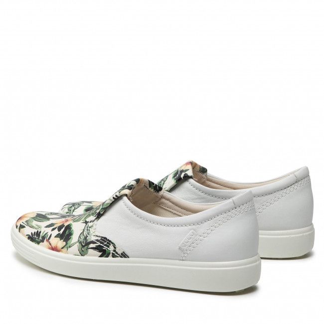 Scarpe basse ECCO - Soft 7 Ladies 43003351032 White/Flower Print