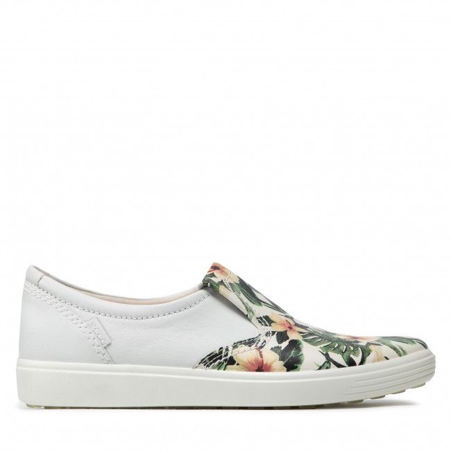 Scarpe basse ECCO - Soft 7 Ladies 43003351032 White/Flower Print