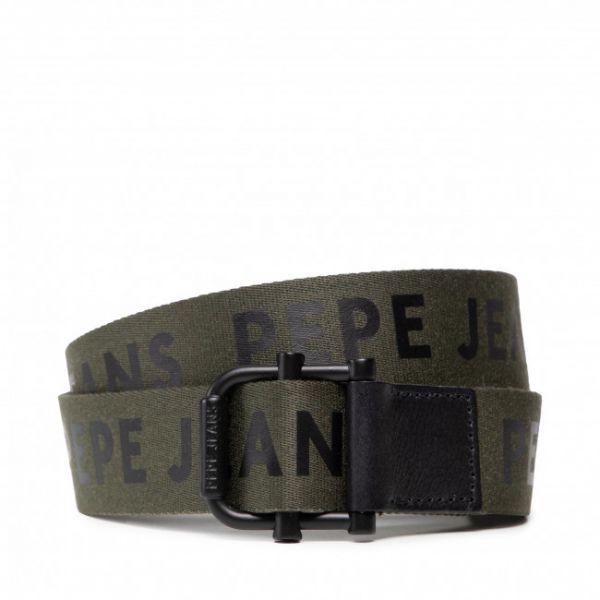 Cintura da uomo PEPE JEANS - Angel Reverse Belt PM020985 Khaki Green 765