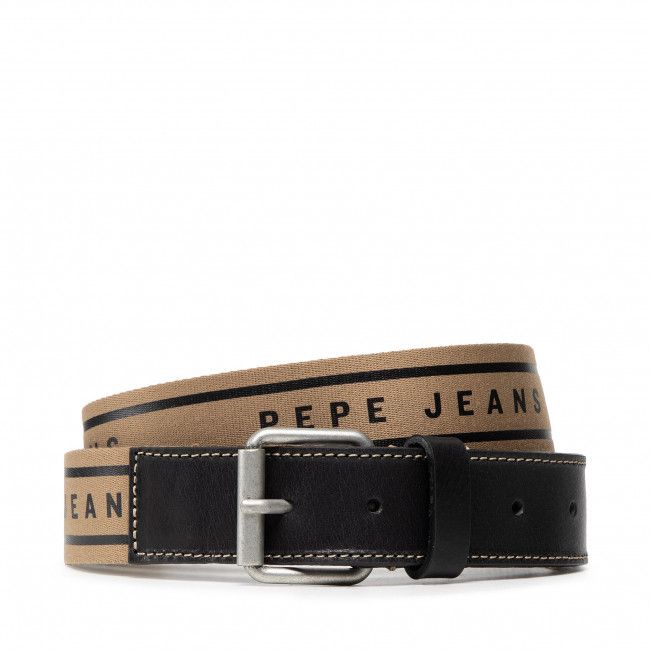 Cintura da uomo Pepe Jeans - Berni Belt PM020990 Black 999
