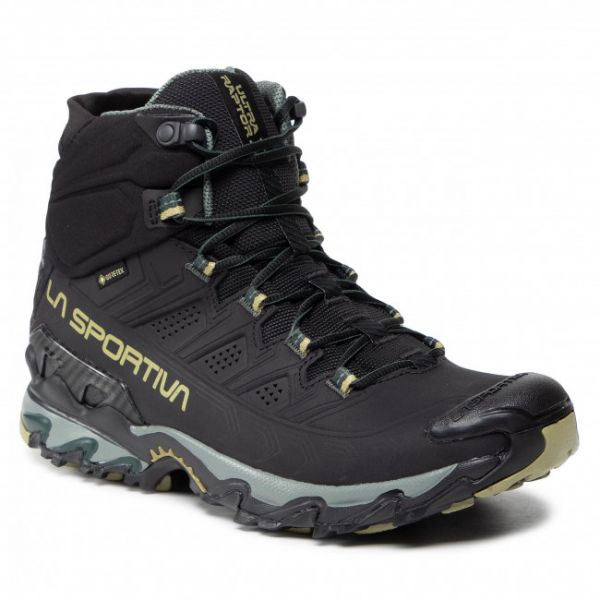 Scarpe da trekking La Sportiva - Ultra Raptor II Mid Leather Gtx GORE-TEX 34J999811 Black/Cedar