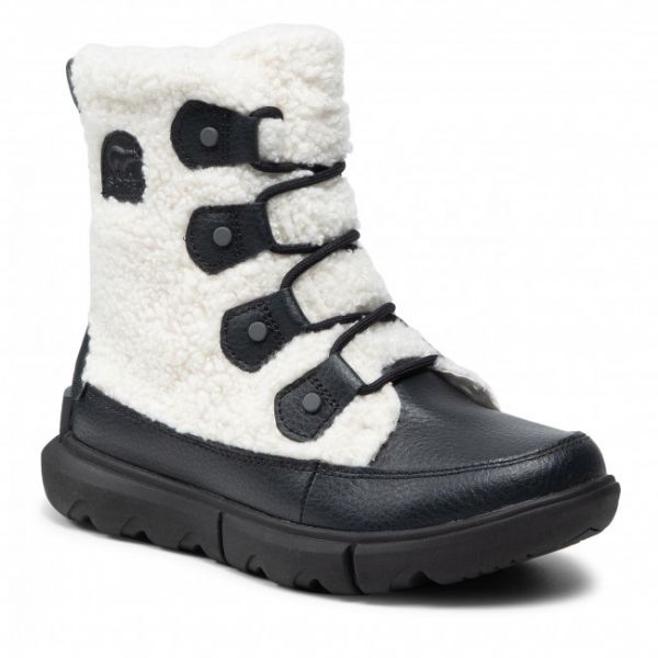 Stivali da neve SOREL - Explorer II Joan Cozy NL4601 Black/Sea Salt 010 Stivali da neve SOREL - Explorer II Joan Cozy NL4601 Black/Sea Salt 010
