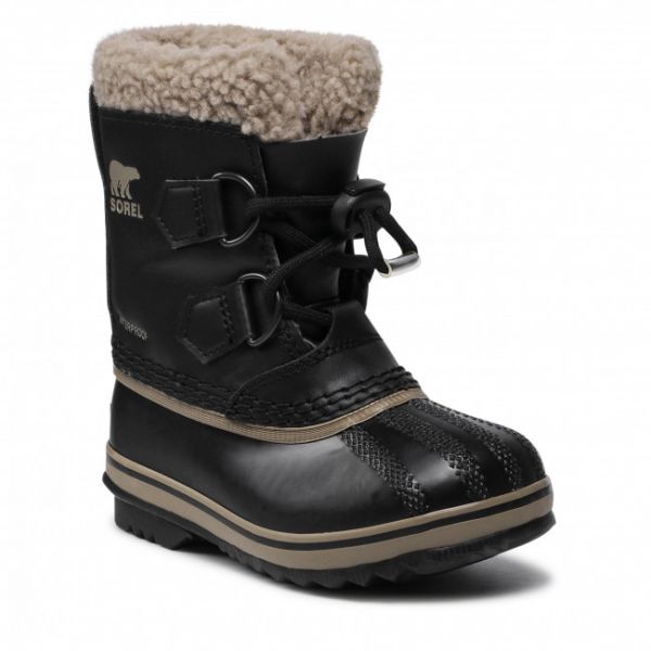 Stivali da neve SOREL - Childrens Yoot Pac Tp Wp NC1963 Black Stivali da neve SOREL - Childrens Yoot Pac Tp Wp NC1963 Black