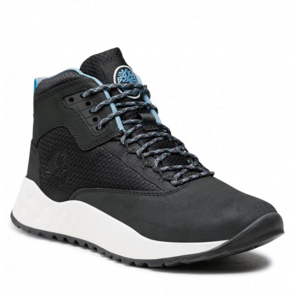Sneakers Timberland - Solar Wave Mid TB0A2BGR015 Black Nubuck Fl Wwhi Sneakers Timberland - Solar Wave Mid TB0A2BGR015 Black Nubuck Fl Wwhi