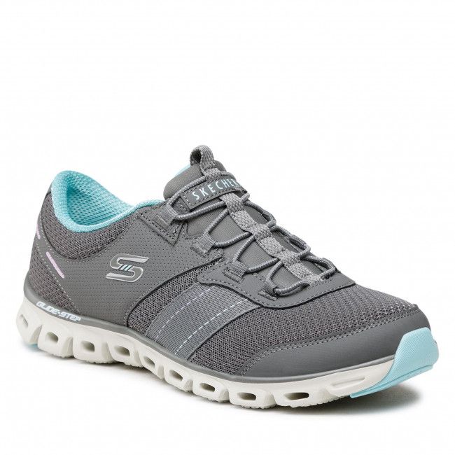 Sneakers SKECHERS - Just Be You 104087/CCLB Charcoal/Light Blue