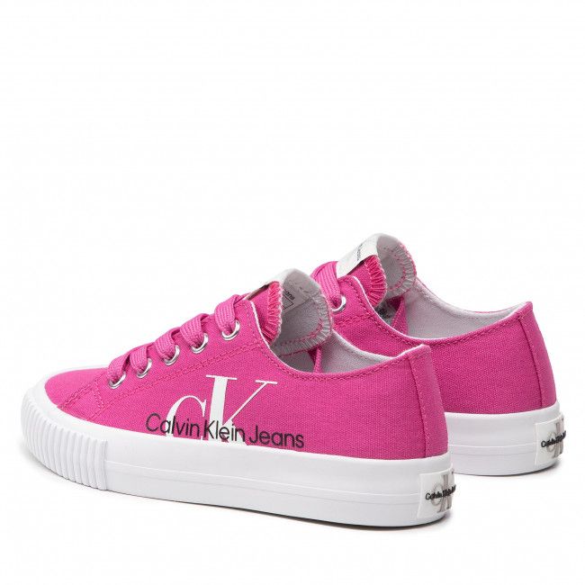 Scarpe sportive CALVIN KLEIN JEANS - Low Cut Lace-Up Sneaker V3A9-80187-0890 Fuchsia 313