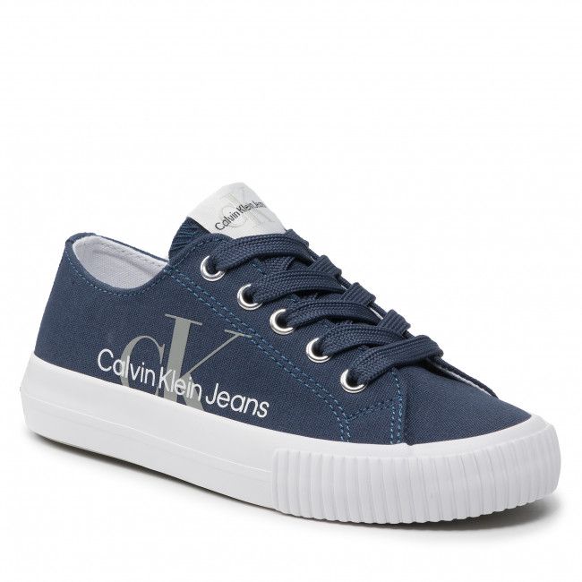 Scarpe sportive CALVIN KLEIN JEANS - Low Cut Lace-Up Sneaker V3X9-80125-0890 M Blue 800