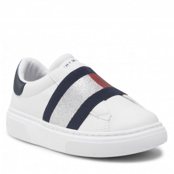 Sneakers Tommy Hilfiger - Low Cut Sneaker T3A4-32154-1383 M White/Blue/Red Sneakers Tommy Hilfiger - Low Cut Sneaker T3A4-32154-1383 M White/Blue/Red