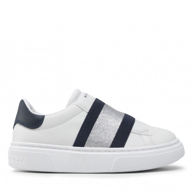 Sneakers Tommy Hilfiger - Low Cut Sneaker T3A4-32154-1383 M White/Blue/Red