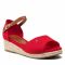Espadrillas Tommy Hilfiger - Rope Wedge Sandal T3A7-32185-0048 M Red 300