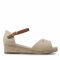 Espadrillas TOMMY HILFIGER - Rope Wedge Sandal T3A7-32185-0048 S Beige 500