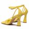 Sandali TWINSET - 221ACT10J Vivid Yellow 04580