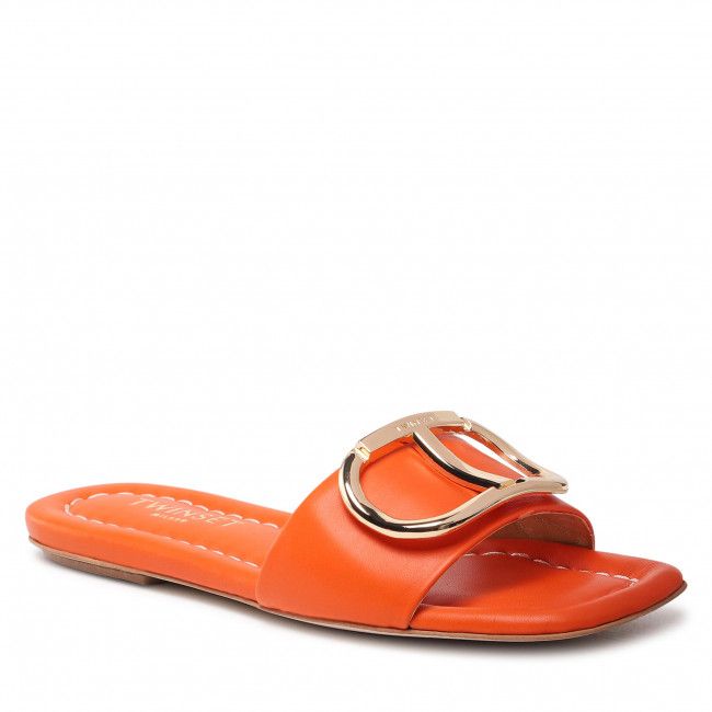 Ciabatte TWINSET - Ciabattina 221TCP042 Exotic Orange 06667