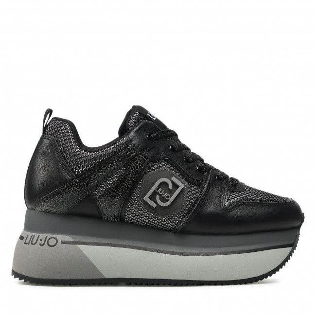 Sneakers LIU JO - Super Maxi Wonder BA2039 PX030 Black/Silver 01039