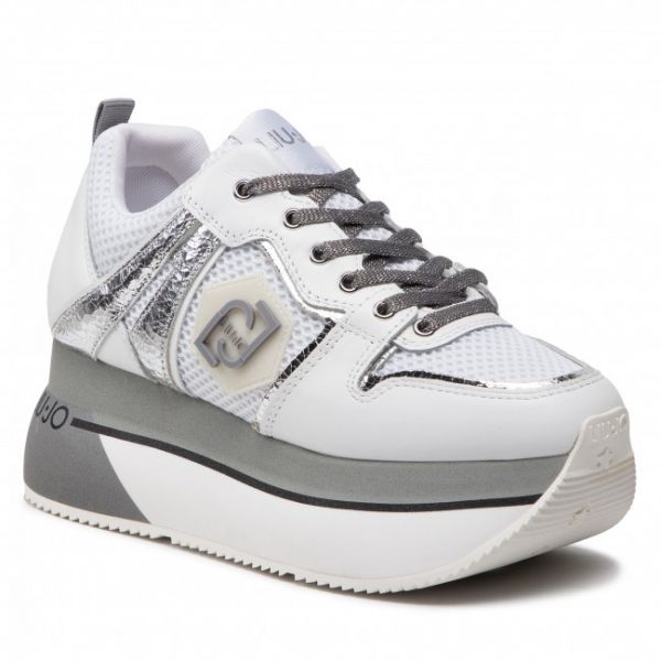 Sneakers LIU JO - Super Maxi Wonder BA2039 PX030 White/Silver 04370
