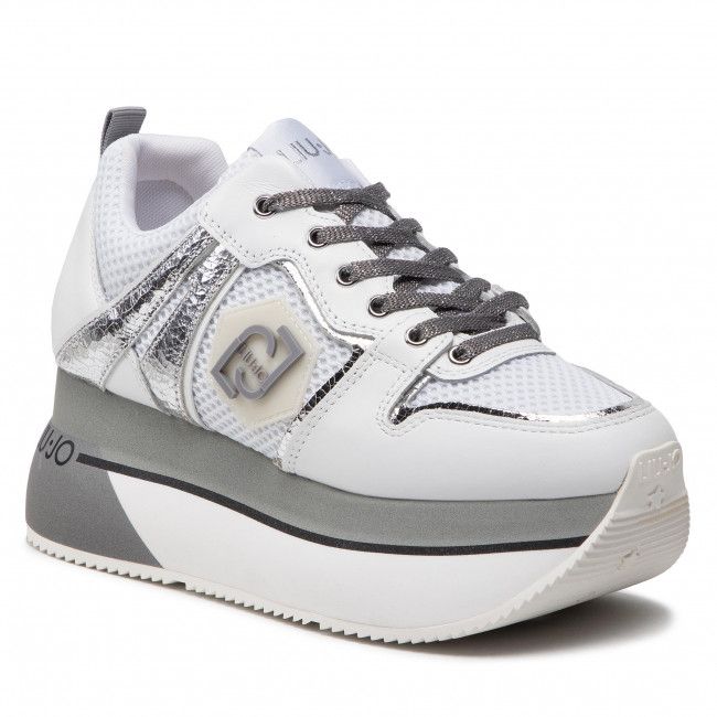 Sneakers LIU JO - Super Maxi Wonder BA2039 PX030 White/Silver 04370