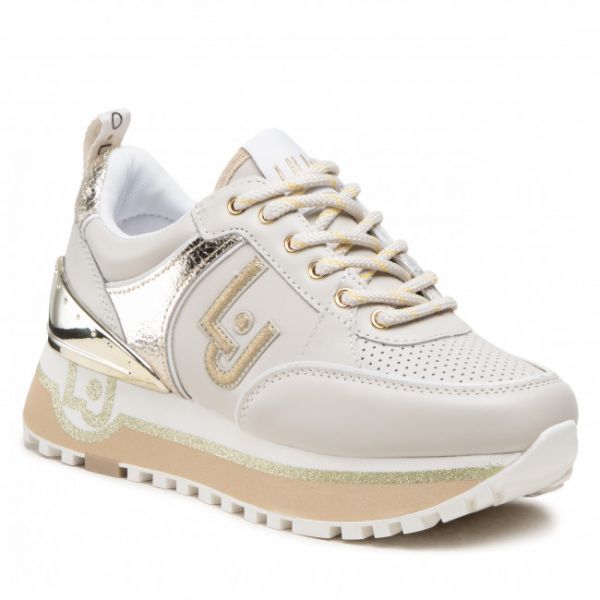 Sneakers LIU JO - Maxi Wonder 20 BA2055 PX100 Milk/Gold S1851