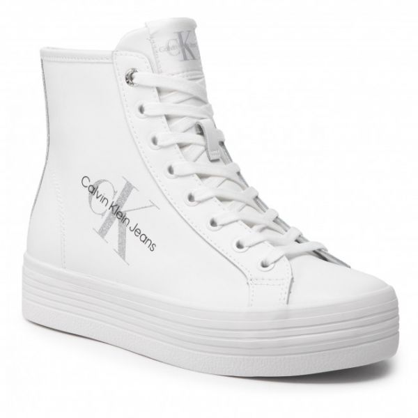 Sneakers CALVIN KLEIN JEANS - Vulcanized Flatform High Sneaker YW0YW00602 Bright White YAF Sneakers CALVIN KLEIN JEANS - Vulcanized Flatform High Sneaker YW0YW00602 Bright White YAF