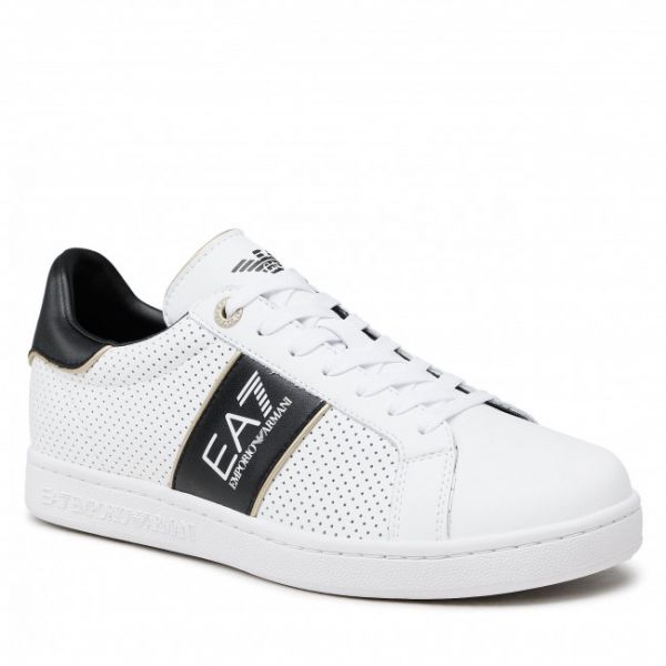 Sneakers EA7 Emporio Armani - X8X102 XK258 Q678 White/Black/Gold Sneakers EA7 Emporio Armani - X8X102 XK258 Q678 White/Black/Gold