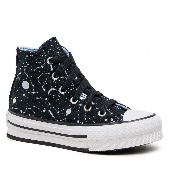 Scarpe da ginnastica Converse - Ctas Eva Lift Hi 672117C Black/Lt Armory Blue/White