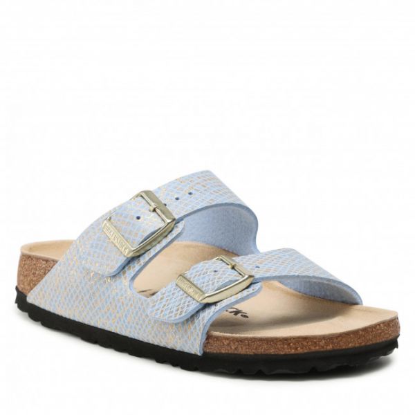 Ciabatte BIRKENSTOCK - Arizona Bs 1021463  Shiny Python Dusty Blue