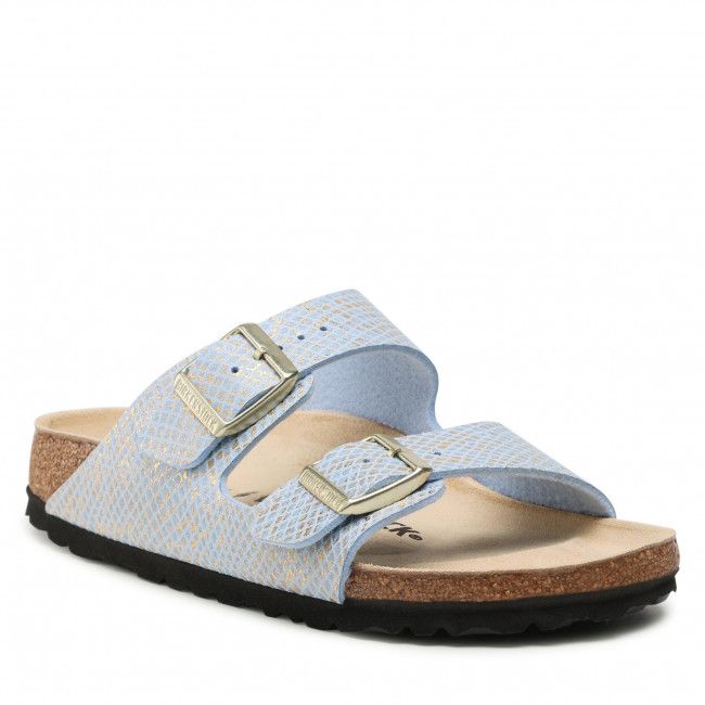 Ciabatte BIRKENSTOCK - Arizona Bs 1021463  Shiny Python Dusty Blue