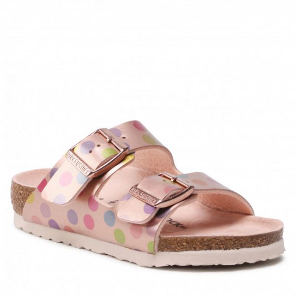 Ciabatte BIRKENSTOCK - Arizona Kids BS 1021697 Electric Matallic Dots Copper Ciabatte BIRKENSTOCK - Arizona Kids BS 1021697 Electric Matallic Dots Copper